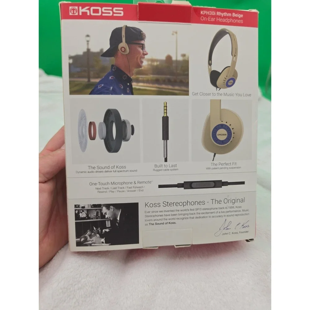 Koss KPH30iK Headphones Wired On-Ear Microphone‎